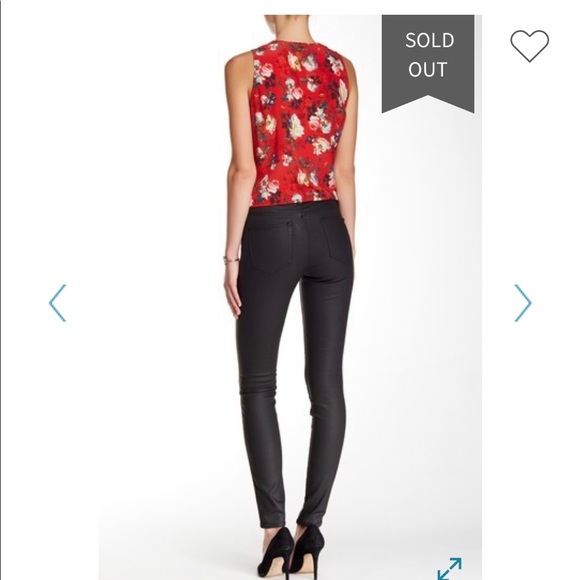 The Kooples Waxed High Waist Jeans - Picture 2 of 9